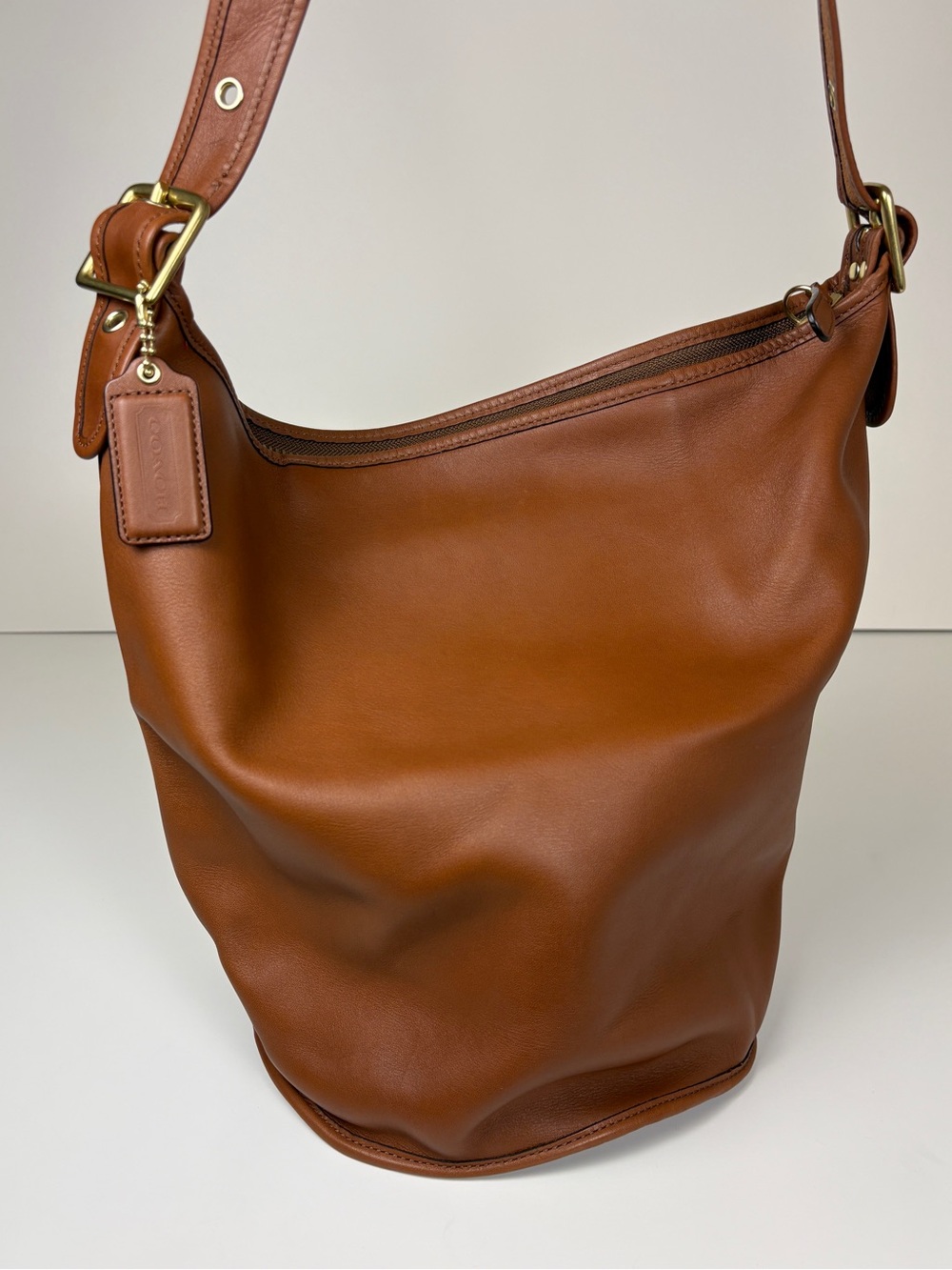 Coach Limited Edition 17998 Classic Duffle in British Tan Leather